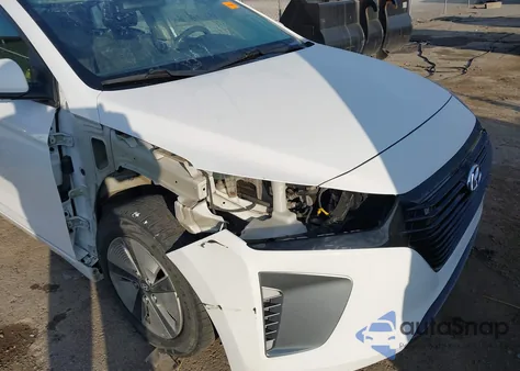 2019 Hyundai Ioniq Hybrid Blue из США, поврежденный, VIN KMHC65LC3KU179351
